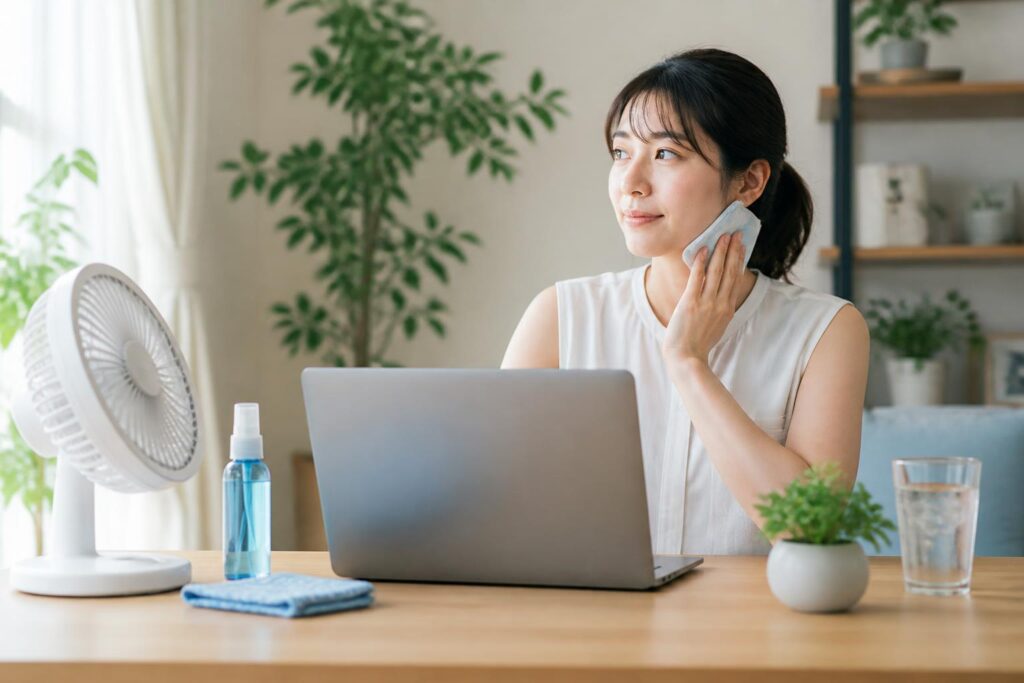在宅ワークを快適にするための暑さ対策の注意点は？