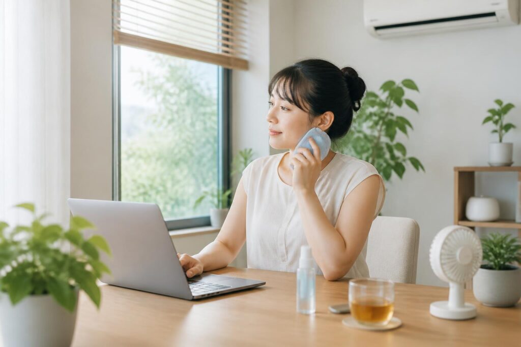 在宅ワークにおける暑さ対策の悩みを解決する方法は？
