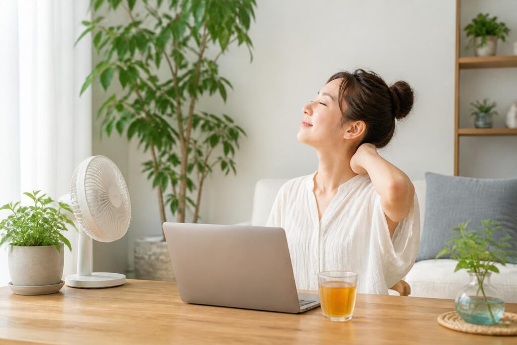 在宅ワークの暑さ対策で知恵袋ではどんな方法が紹介されている？