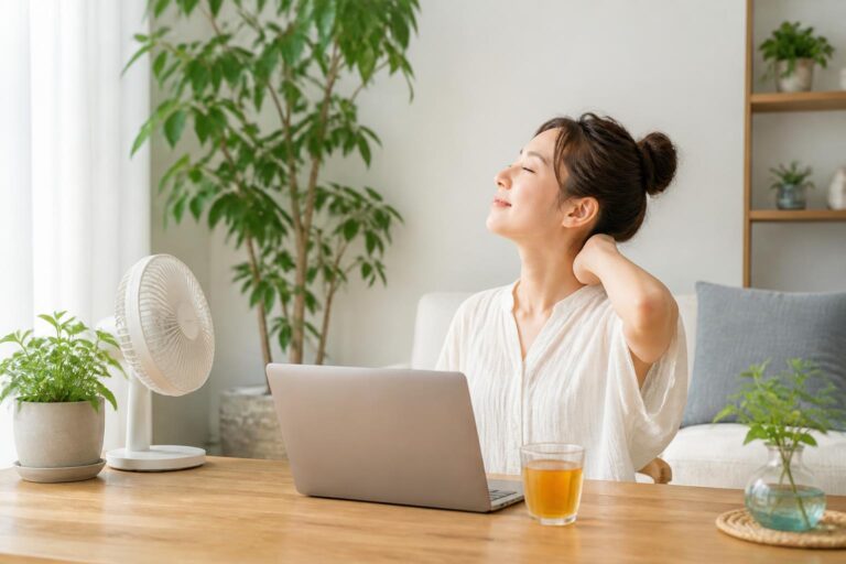 在宅ワークの暑さ対策で知恵袋ではどんな方法が紹介されている？