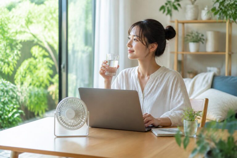 在宅ワークの暑さ対策に役立つ収納アイデアとは？